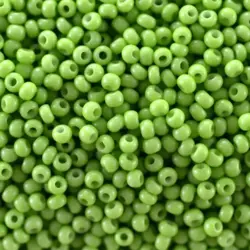 Preciosa rokajl 10/0 – světle zelený (03654), 10 g