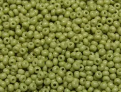 Preciosa rokajl 10/0 – olivově zelený (03652), 10 g