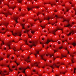 Preciosa rokajl 10/0 – červený (93170), 10 g