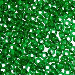 Preciosa rokajl 10/0 – smaragdově zelený (50060), 10 g