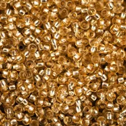 Preciosa rokajl 10/0 – oranžový se stříbrným průtahem (78283), 10 g