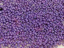 Preciosa rokajl 10/0 – fialový lesklý s perleťovým efektem (16728), 10 g