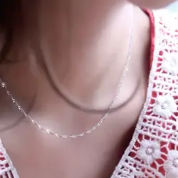 Řetízek z nerezové oceli – stříbrný 45 cm