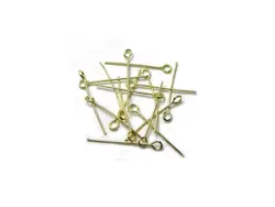 Ketlovací jehla 20mm zlatá