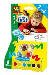Vosková kulička na kreslení SES My First – 6 barev