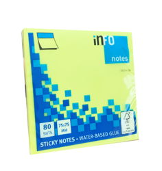 Samolepicí bloček 100ls žlutý