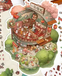 Sada samolepek – Mortal Fireworks (Jarní čajovna)