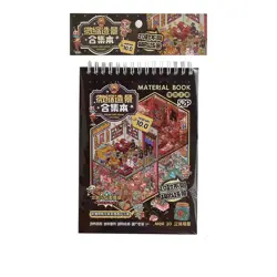 Kniha samolepek hallowen Mini 3D scény – 20 scén, 52 stran