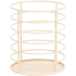 Kovový stojánek na tužky béžová