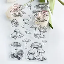 Silikonová razítka – houby 16 × 11 cm