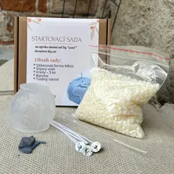 Sada na výrobu vlastní svíčky „Země“ – kreativní DIY set