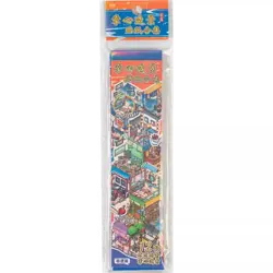 Mini PET samolepky „Palm Series“ – sada 12 archů | krajinky & miniaturní scény 