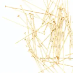 Ketlovací nýt zlatá– balení 10 ks 30 mm