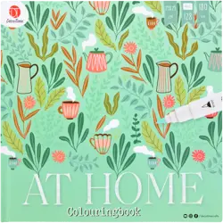 Omalovánky At home – Relaxační omalovánky pro dospělé | 128 listů