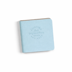 Mini poznámkový bloček „Letní Obloha“ – 5 × 5 cm Světle modrá