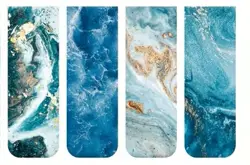 Oceánské abstrakce – magnetické záložky Nekonečné modro