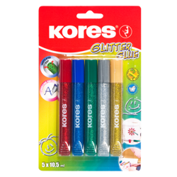 Glitrové lepidlo 10,5ml KORES 5ks