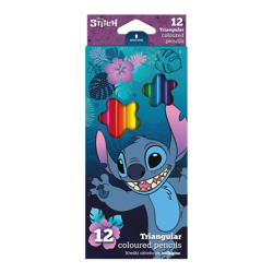 Trojhranné pastelky Colorino Stitch 12ks