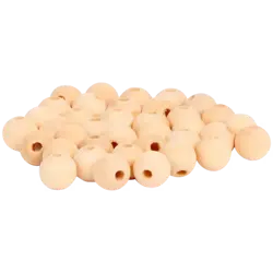 Hobby dřevěné korálky 11 mm – 50 g