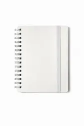 Poznámkový blok A6 s kroužkovou vazbou – 80 listů 80gsm bílá