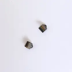 Koncovka plochá  zamačkávací  6mm ztarozlata 