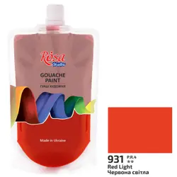 Kvašová barva Rosa – 931 red light 200 ml