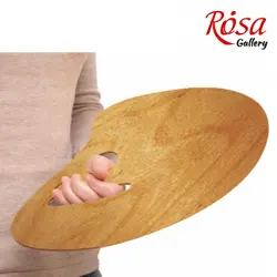 Anatomická lakovaná dřevěná paleta 30x40cm Rosa