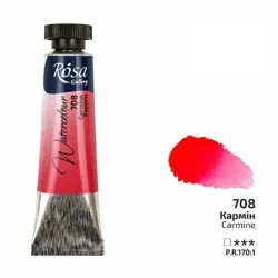 Akvarelová barva Rosa Gallery 10 ml –  708 carmine