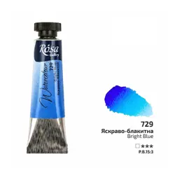 Akvarelová barva Rosa Gallery 10 ml –  729 bright blue