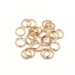 Spojovací kroužek 4 mm KC gold – balení 10 ks