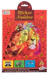 Lepení podle čísel - Lev