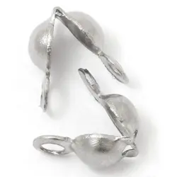 Kalota s očkem 4mm stříbrná