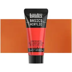 Akrylová barva Liquitex Basics 22 ml –  510 cadmium red light hue
