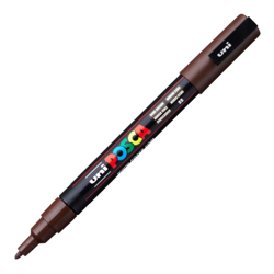 Akrylový fix Uni Posca PC-3M 0,9–1,3 mm – 22 tmavě hnědá