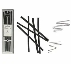 Přírodní uhel Coates 6 ks střední 5-6 mm