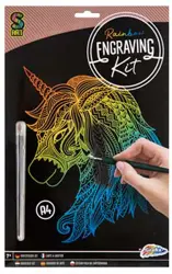 Vyškrabávání - duhový obrázek - Lenochod  