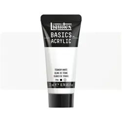 Akrylová barva Liquitex Basics 22 ml –  432 titanium white