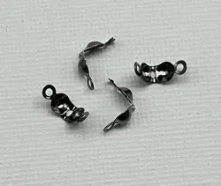 Kalota s očkem 4mm ČERNÁ 