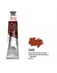 Olejová barva Rosa Gallery 45 ml –  140 mars orange transparent