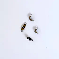 Kalota s očkem 4mm starozlata