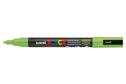 Akrylový fix Uni Posca PC-3M 0,9–1,3 mm – 72 zelené jablko
