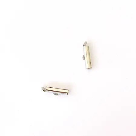 Zásuvné zapínání stribro 15 mm