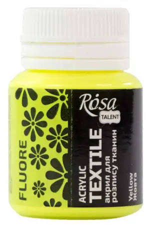 Barva na textil Rosa 20ml 71 Fluorescent yellow