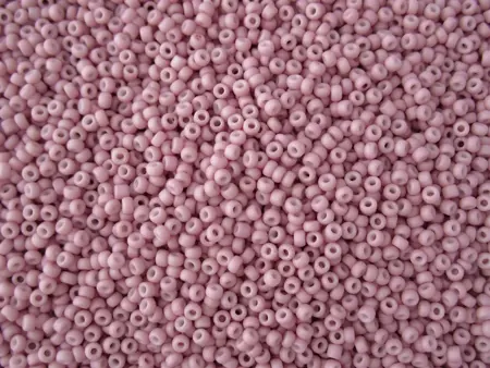 Rokajlové korálky - Round 15/0 : Opaque-Pastel-Frosted Plumeria TR-15-765