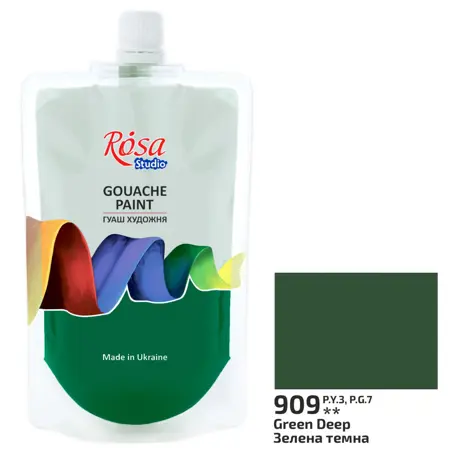 Kvašová barva Rosa – 909 green deep 200 ml