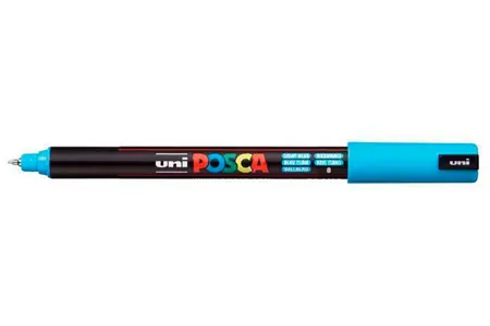Acrylic marker Uni Posca 0.7mm PC-1MR – 08 světle modrá