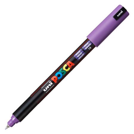 Acrylic marker Uni Posca 0.7mm PC-1MR –  12 fialová