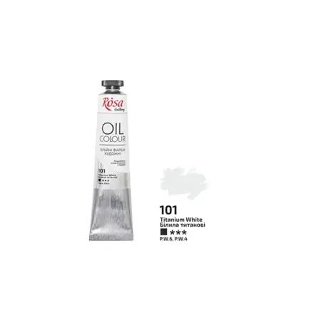 Olejová barva Rosa Gallery 45 ml – 101 titanium white