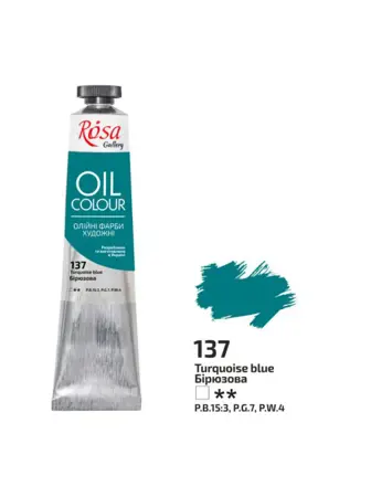 Olejová barva Rosa Gallery 45ml 137 turquoise