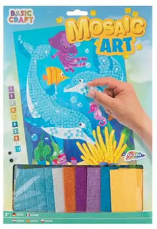 Mozaika A4 podle čísel - Moře